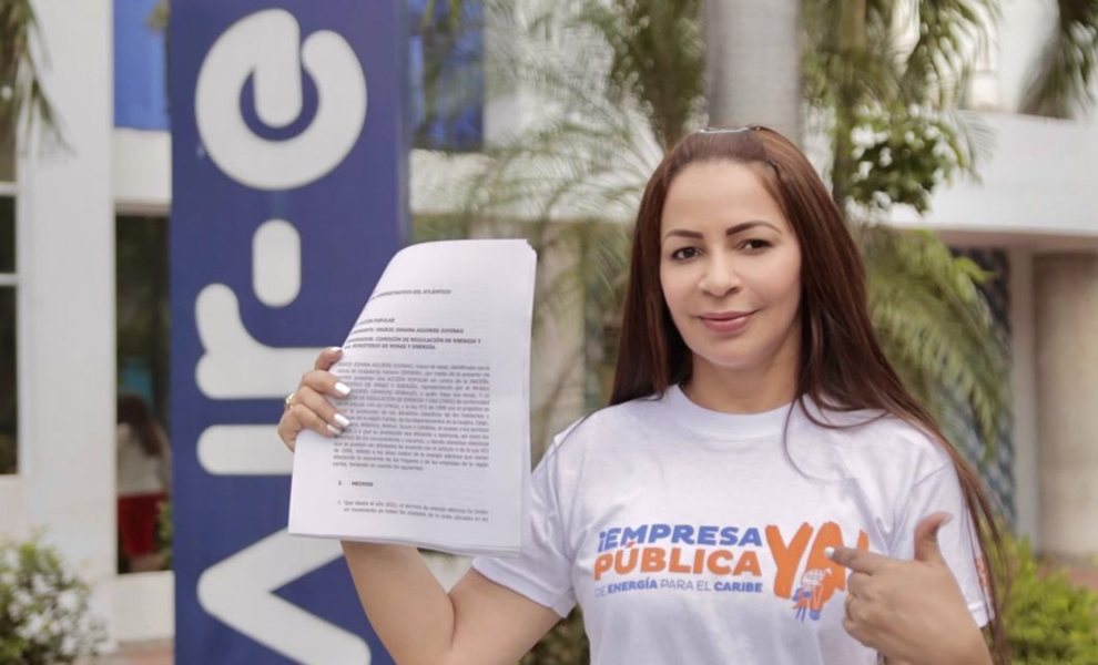 Ingrid Aguirre controvierte a  Magistrado Cerra: ¿Está del lado del pueblo o de las empresas que nos asfixian con tarifas injustas?