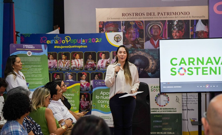 Carnaval de Barranquilla presenta balance de su estrategia de sostenibilidad y sus acciones para el 2025