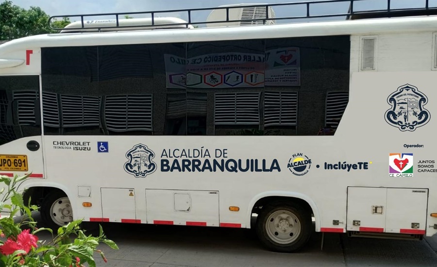 En Barranquilla se pone en marcha primer centro móvil de atención a personas con discapacidad