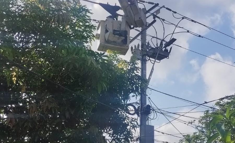 Instalación de elementos eléctricos en sectores de La Concepción
