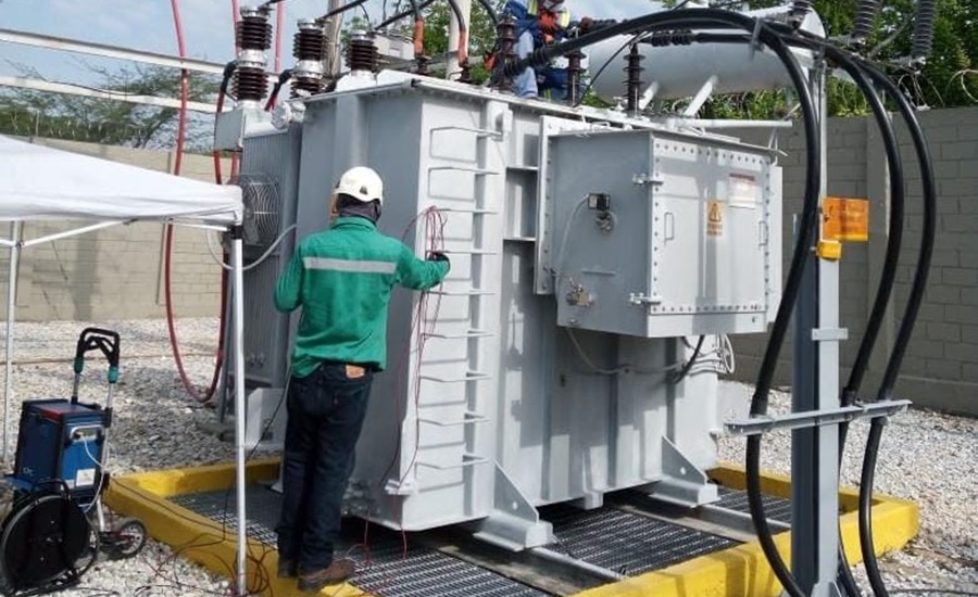 Este martes 20 de agostp Air-e realiza mantenimiento a equipos de potencia en la subestación El Río