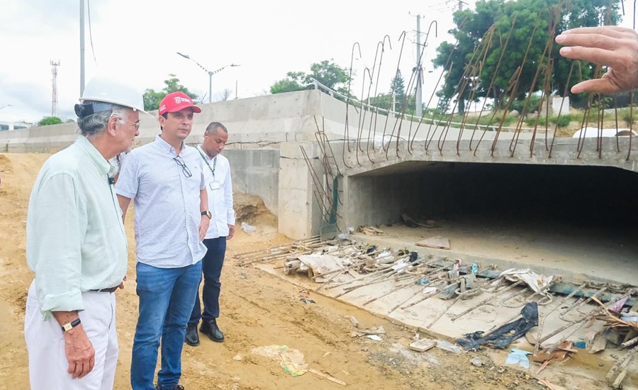 Obras de la Gran Vía entre Le Champ y Circunvalar de la Prosperidad avanzan 52 %