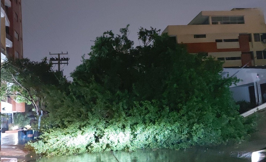 Fuerte vendaval afectó servicio de energía en Barranquilla y varios municipios del Atlántico