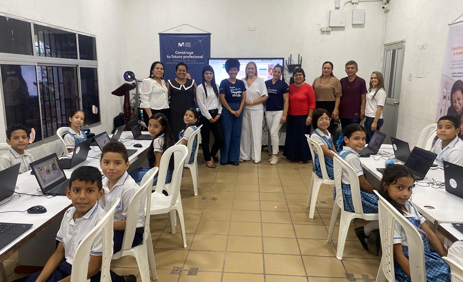 Primera ‘Aula Telefónica Movistar’ en Barranquilla beneficiará a más de 500 niños y niñas