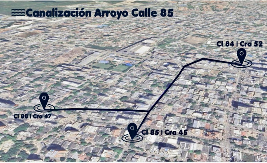 Alcalde Alejandro Char, comprometido con la canalización del arroyo calle 85: ya se adjudicaron las obras