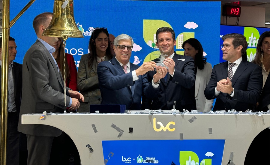 Gases del Caribe llegó a la Bolsa de Valores de Colombia con exitosa emisión de bonos por $526.220 millones