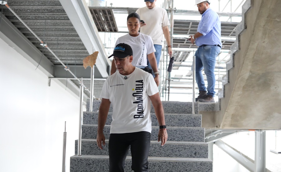 Nueva inspección al Hospital Barranquilla: alcalde Char supervisa 17 frentes de trabajo activos