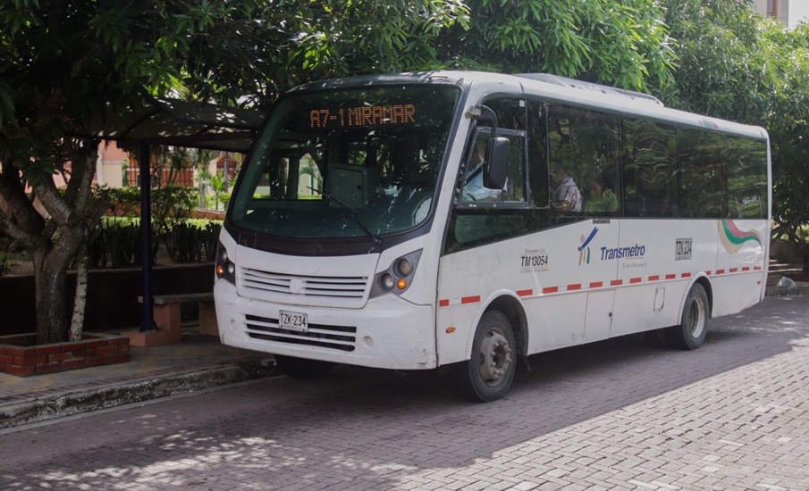 Transmetro modifica recorridos de rutas A7-1 Miramar y A7-4 Los Andes