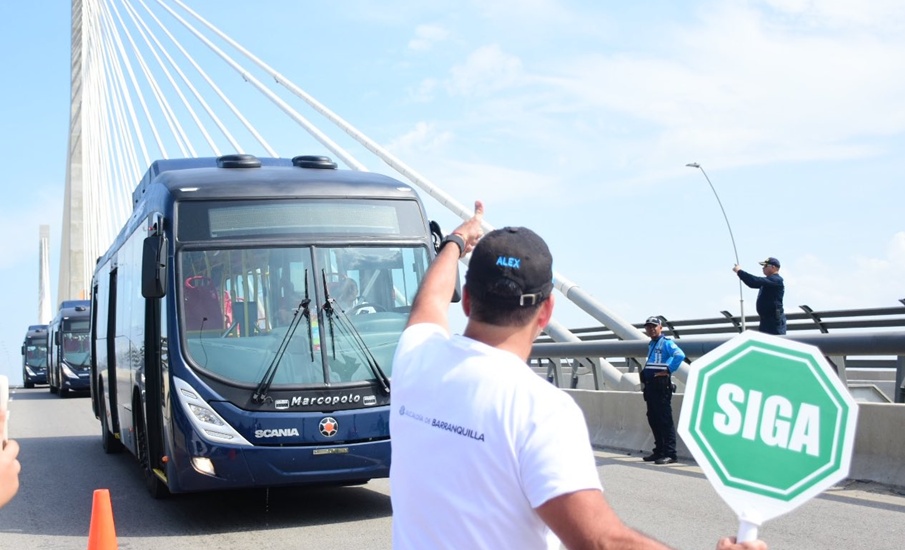 Llegaron los primeros buses de Transmetro, en el 2025 tendremos toda la flota nueva: alcalde Char