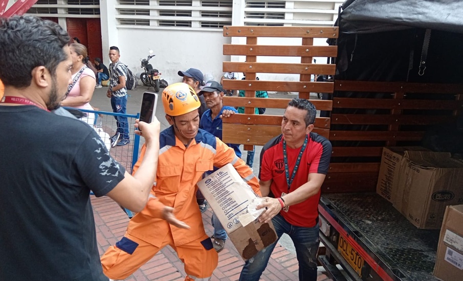 Distrito de Barranquilla envió primeras ayudas humanitarias para afectados del Catatumbo
