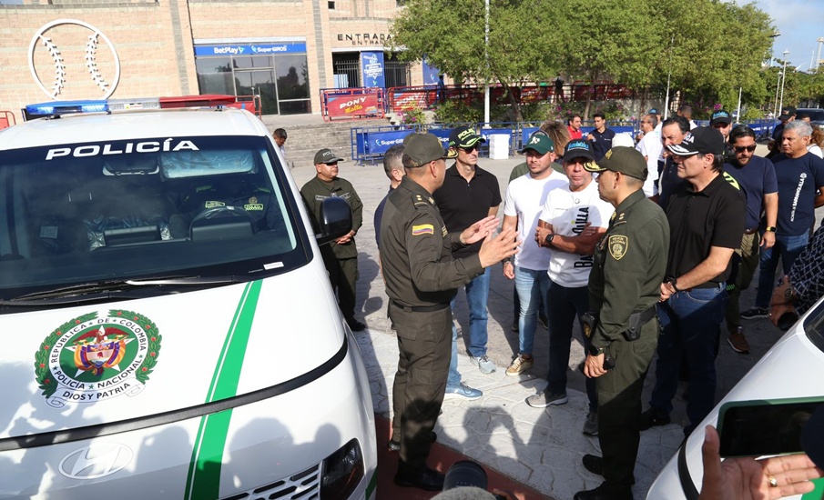Con recursos de la Tasa de Seguridad, Gobernación del Atlántico entrega 20 nuevos CAI móviles para el área metropolitana