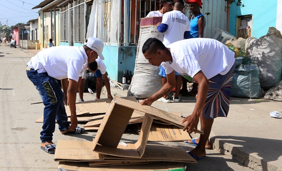 Distrito de Barranquilla avanza en acciones operativas y pedagógicas de Aseo en Rebolo