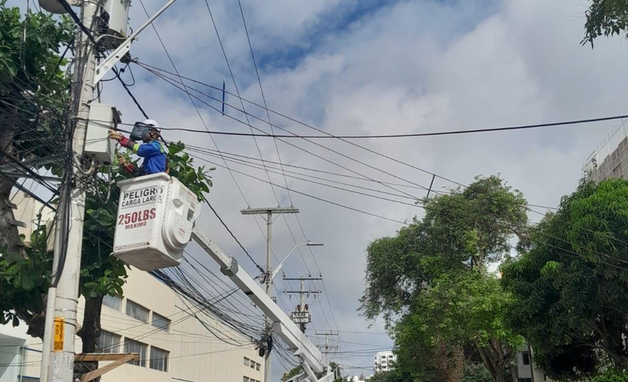 Adecuación de redes eléctricas en un sector del barrio Las Delicias