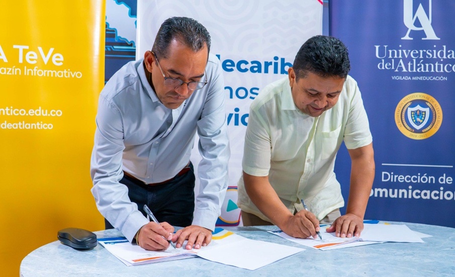 Uniatlántico y Telecaribe consolidan alianza para el fortalecimiento académico y creativo