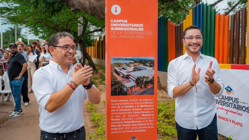 Con el primer Campus Universitario construido en el Magdalena de 6 programados, se consolida un nuevo modelo de educación superior de referencia para el país