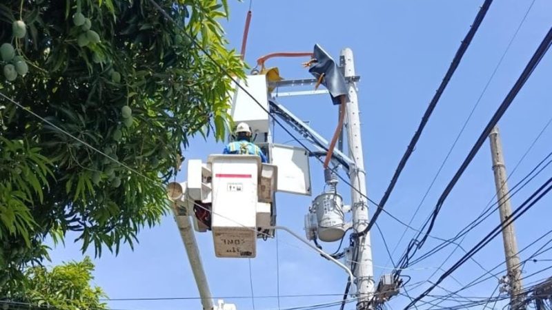 Obras de mantenimiento en sectores del barrio Altos del Limón en Barranquilla