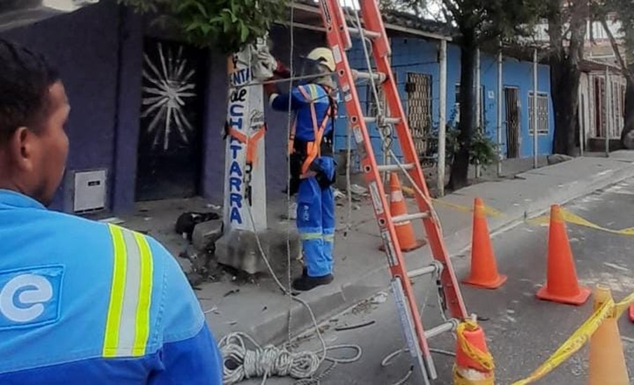 Adecuaciones eléctricas en el circuito El Parque en Soledad