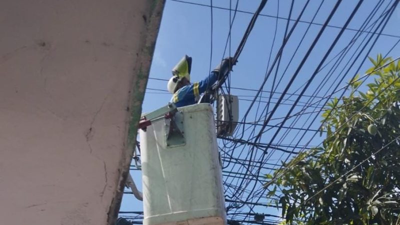Air-e Intervenida ejecuta trabajos en un sector del barrio San Roque