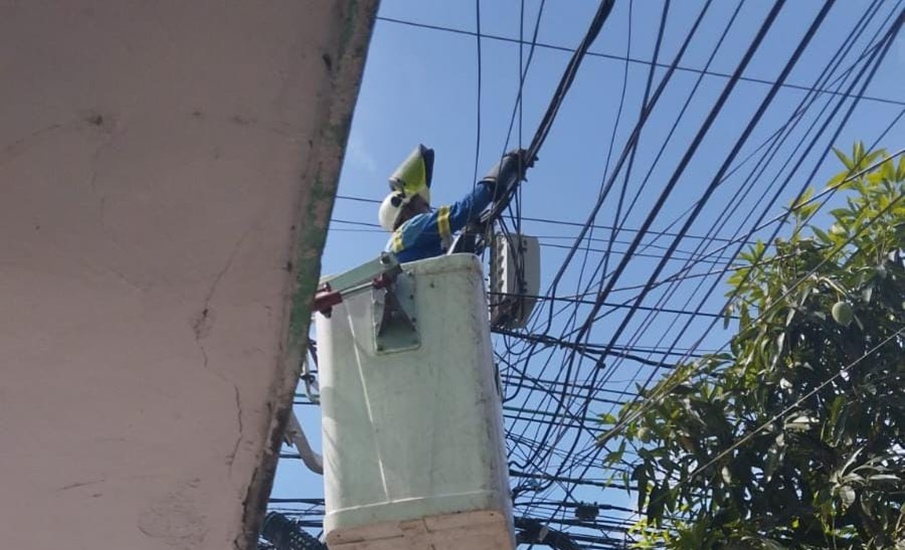 Air-e Intervenida ejecuta trabajos en un sector del barrio San Roque