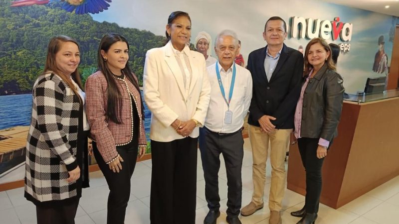 Gobernadora de Sucre y nuevo interventor de Nueva EPS acuerdan agenda conjunta para fortalecer la red hospitalaria del departamento