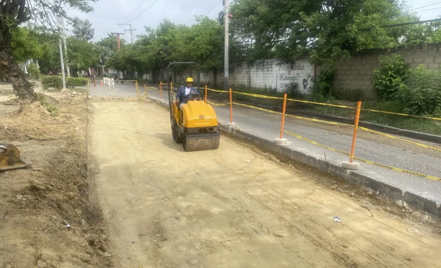 Triple A informa avances en obras de optimizacion del sistema dealcantarillado sanitario a la altura de Soledad 2000