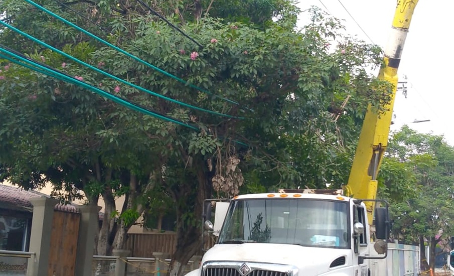 Mantenimiento preventivo en un sector del barrio Limoncito en Barranquilla