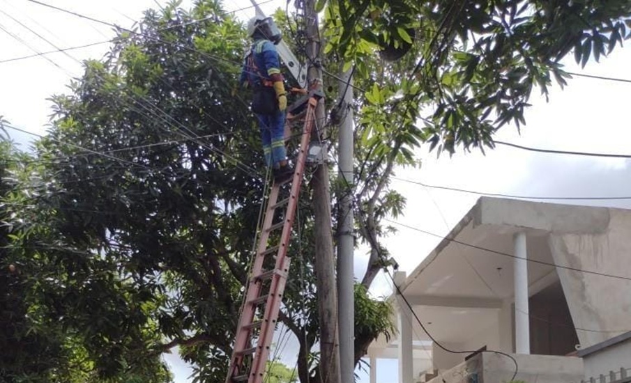 Trabajos eléctricos en sectores de La Pradera y Las Moras