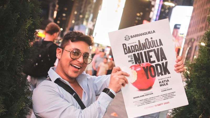 Barranquilla brilla en Times Square como preámbulo a su debut en la Semana de la Moda de Nueva York