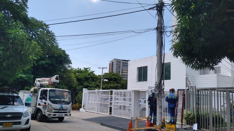 Adecuaciones eléctricas en el circuito Florida en sectores del norte de Barranquilla
