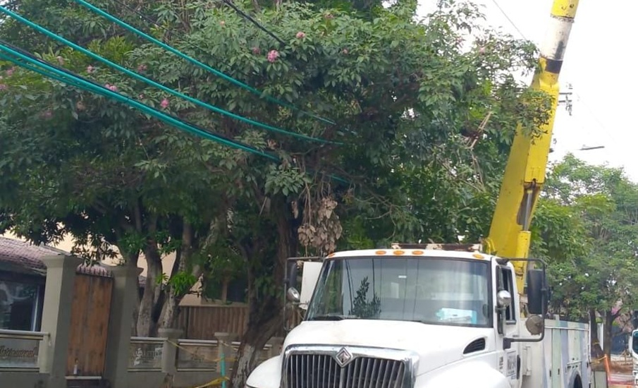 Trabajos eléctricos en sectores del municipio de Soledad