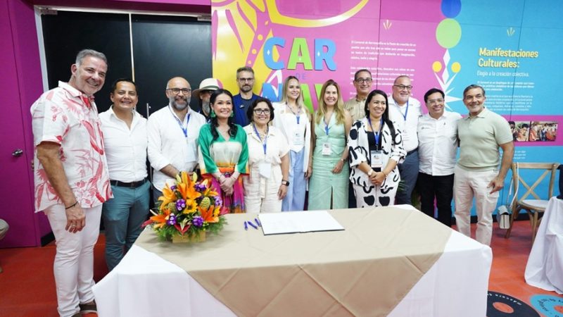 Carnaval de Barranquilla lidera manifiesto por el turismo sostenible junto a carnavales del Caribe y fiestas de Colombia