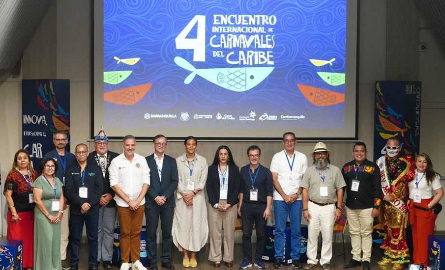 Con experiencias internacionales y reflexiones sobre sostenibilidad, se inició la primera jornada del IV Encuentro Internacional de Carnavales del Caribe