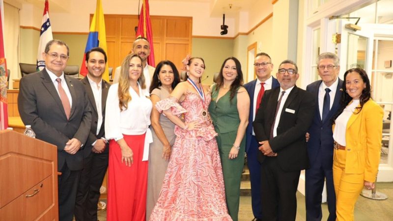 La reina Michelle recibió Medalla de Honor, por parte de la Alcaldía de Tampa