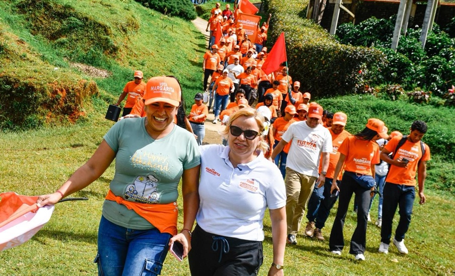 Líderes comunales de Minca y veredas de la Sierra Nevada se suman a la campaña de Margarita, la de Caicedo