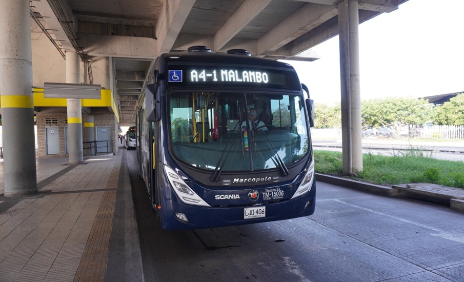 Transmetro presenta novedades en la ruta piloto A4-1 Malambo 