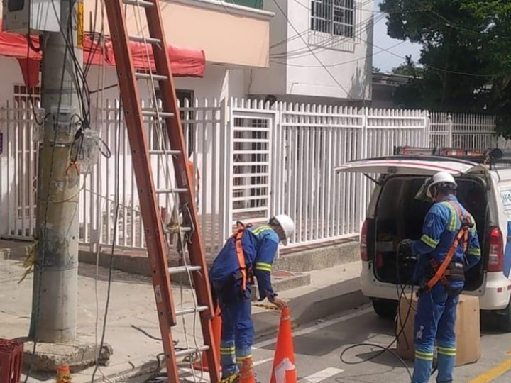 Trabajos de mantenimiento en sectores de Altos del Parque y Altos del Limón