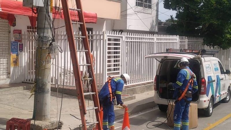 Trabajos de mantenimiento en sectores de Altos del Parque y Altos del Limón