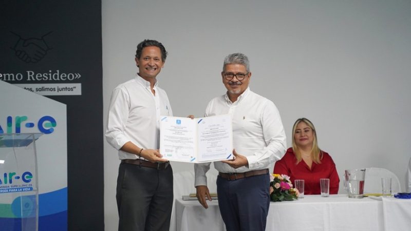 Air-e Intervenida recibió certificación del Sistema de Gestión de Activos NTC ISO 55001:2014 por parte de ICONTEC