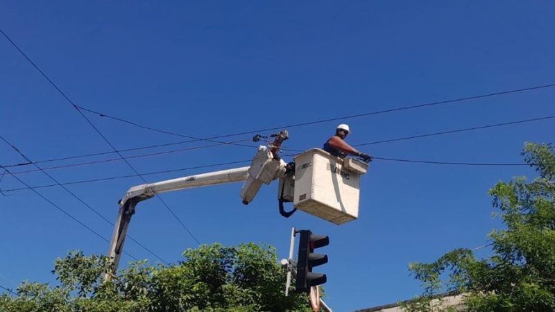 Trabajos de Air-e Intervenida para la mejora del servicio de energía