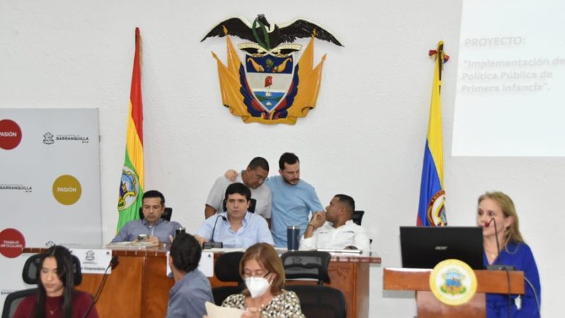 Concejo de Barranquilla otorga facultades al alcalde reforzando su compromiso con la primera infancia