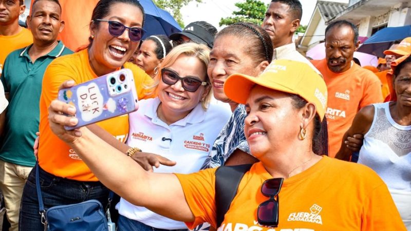 Margarita Guerra sigue conquistando corazones: Cerro de San Antonio reafirmó su respaldo a la candidata de Caicedo