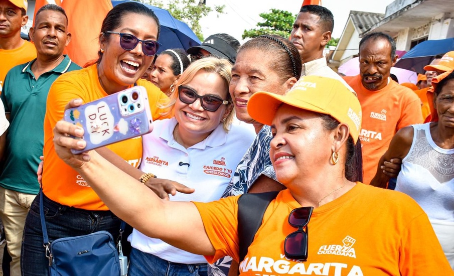 Margarita Guerra sigue conquistando corazones: Cerro de San Antonio reafirmó su respaldo a la candidata de Caicedo