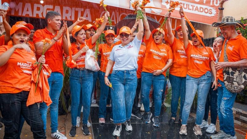 Ni la lluvia detuvo la fuerza del pueblo: El Piñón se volcó a las calles a Respaldar a Margarita Guerra