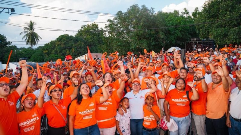 El Difícil se levanta firme con Margarita Guerra: “Aunque rompan y quemen las vallas, les ganaremos en las urnas”