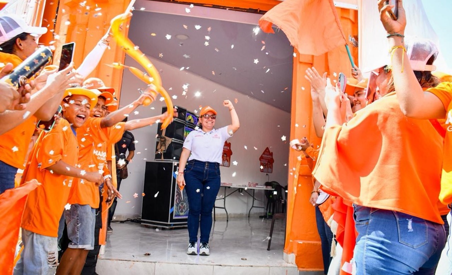 Fundación se volcó a las calles para respaldar a Margarita Guerra, la hija de esta tierra que será la próxima gobernadora del Magdalena