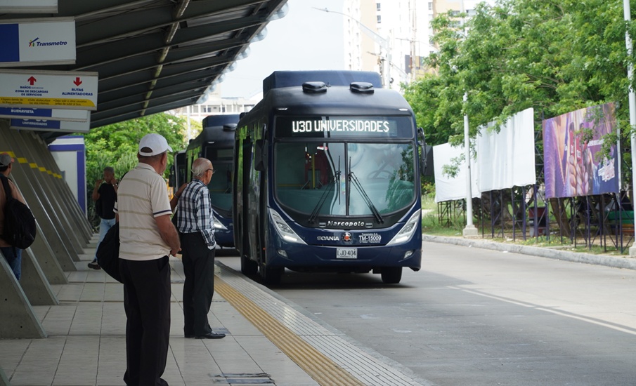 Transmetro amplía cobertura hacia Ciudad Mallorquín con desvíos en las rutas U30 Universidades y A9-4 Carrera 46