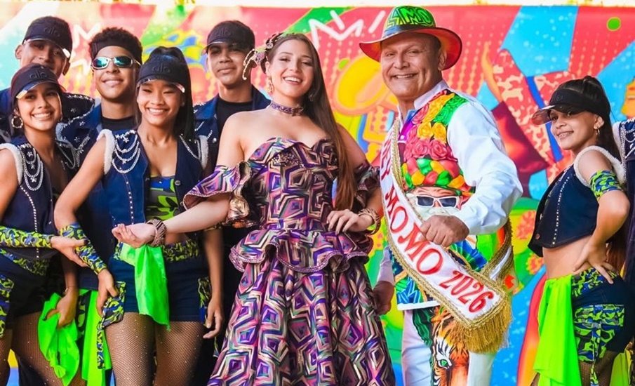 La reina Michelle Char da la orden: La Lectura del Bando 2026 se vive por Telecaribe, el canal del Carnaval