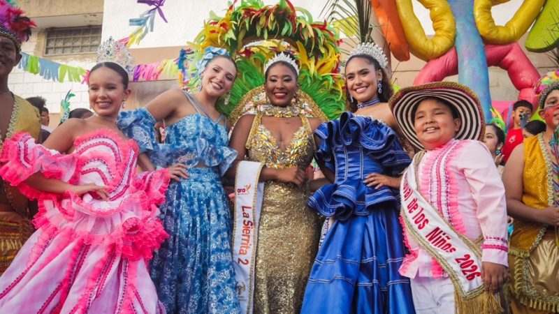 Coronaciones del Reinado Popular 2026 continuaron este jueves en los barrios de Barranquilla