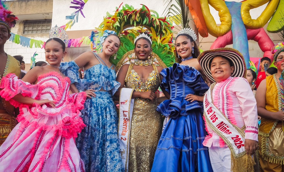 Coronaciones del Reinado Popular 2026 continuaron este jueves en los barrios de Barranquilla