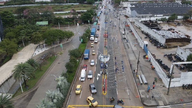 Comenzó montaje de estructuras en la vía 40 y el Cumbiódromo celebra 35 años como gran escenario del Carnaval de Barranquilla